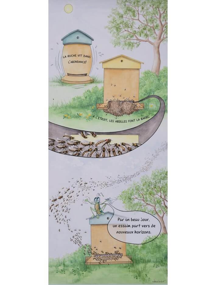 Lot de 10 kakemonos : La saison du jeune apiculteur marceau