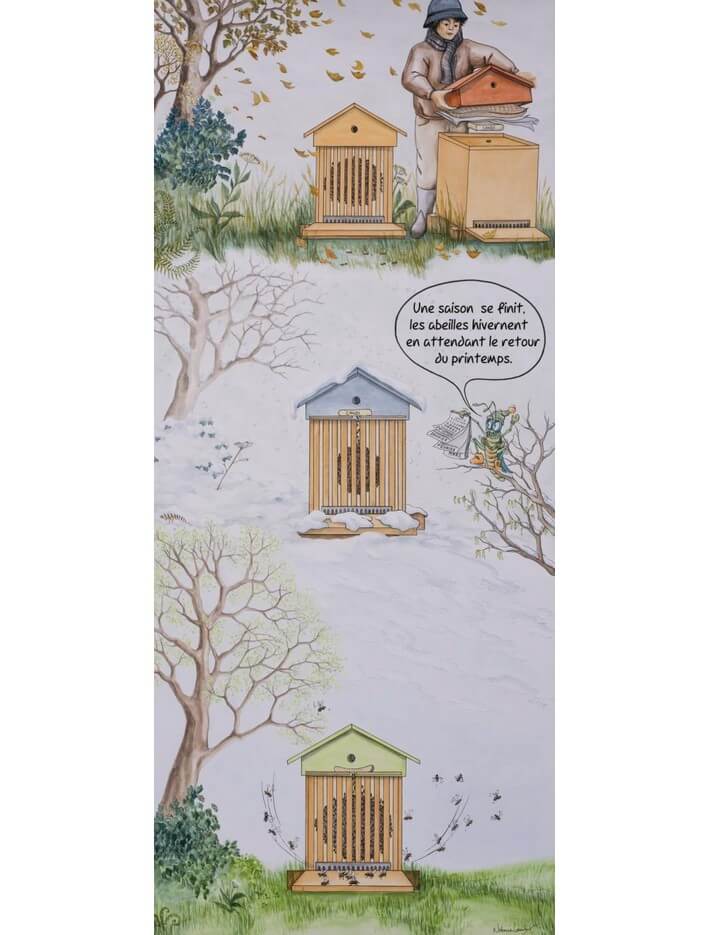 Lot de 10 kakemonos : La saison du jeune apiculteur marceau